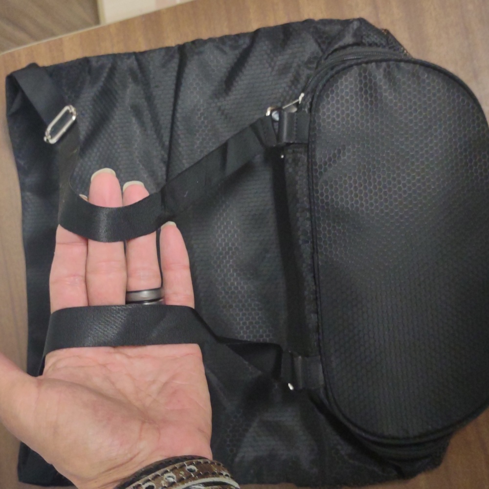 Black Backpack With Waterproof Divider - image 3